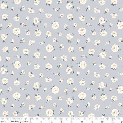 SALE Flower Show Pebble Mary Rose A 01666838A - Riley Blake Designs - Floral Flowers - Liberty Fabrics - Quilting Cotton Fabric