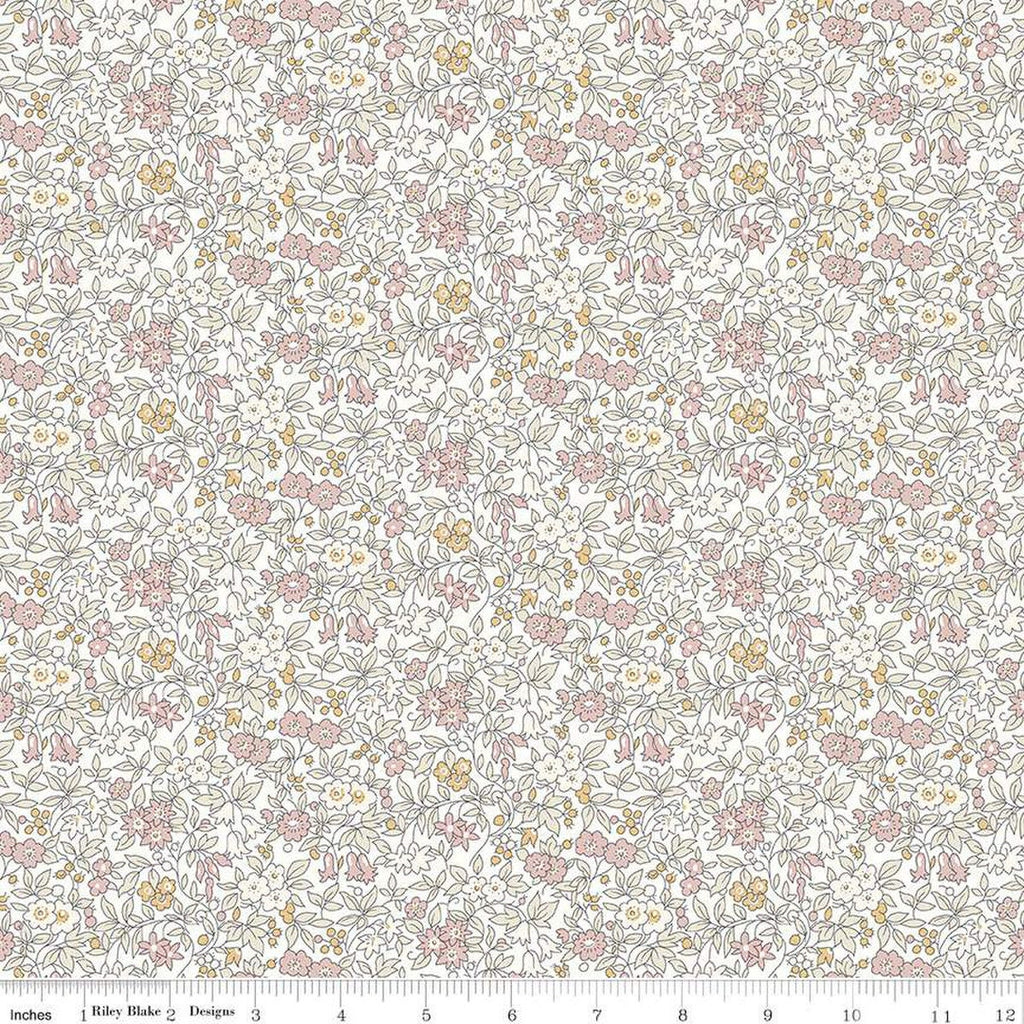 Flower Show Pebble Forget Me Not Blossom A 01666839A - Riley Blake Designs - Floral Flowers - Liberty Fabrics - Quilting Cotton Fabric