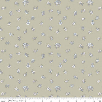 SALE Flower Show Pebble Hampton Sprig A 01666840A - Riley Blake Designs - Floral Flowers - Liberty Fabrics - Quilting Cotton Fabric