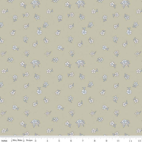 SALE Flower Show Pebble Hampton Sprig A 01666840A - Riley Blake Designs - Floral Flowers - Liberty Fabrics - Quilting Cotton Fabric