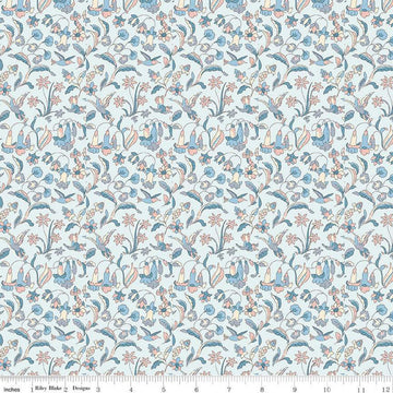 SALE The Collector's Home Pavilion Neutrals Flora & Fauna B 01666804B - Riley Blake - Floral - Liberty Fabrics - Quilting Cotton Fabric