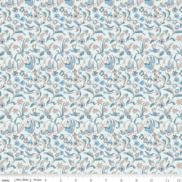 SALE The Collector's Home Pavilion Neutrals Flora and Fauna B 01666804B - Riley Blake - Floral - Liberty Fabrics - Quilting Cotton Fabric