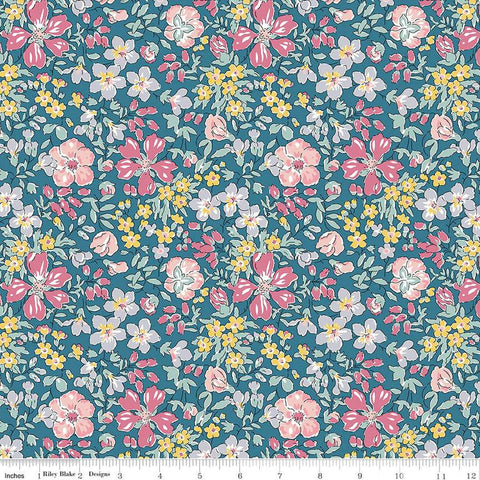 SALE The Collector's Home Nature's Jewel Botanist's Bloom C 01666801C - Riley Blake - Floral - Liberty Fabrics - Quilting Cotton Fabric