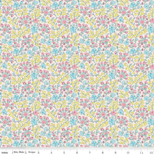 SALE The Collector's Home Nature's Jewel Campion Meadow C 01666803C - Riley Blake - Floral - Liberty Fabrics - Quilting Cotton Fabric