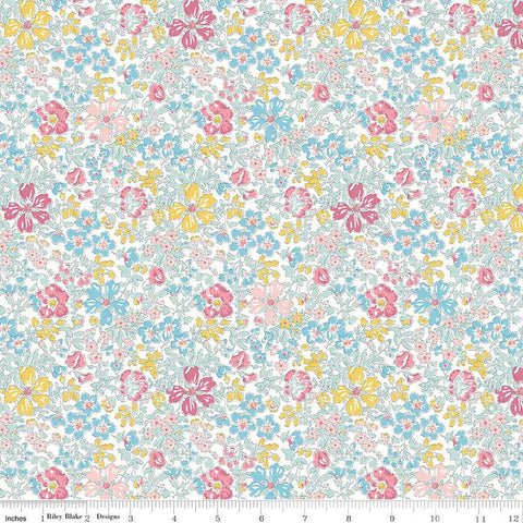 The Collector's Home Nature's Jewel Botanist's Blossom C 01666802C - Riley Blake - Floral - Liberty Fabrics - Quilting Cotton Fabric