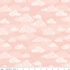 SALE Wild & Free Clouds C12934 Pink - Riley Blake Designs - Quilting Cotton Fabric