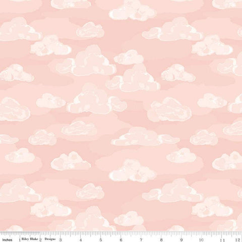Wild and Free Clouds C12934 Pink - Riley Blake Designs - Quilting Cotton Fabric