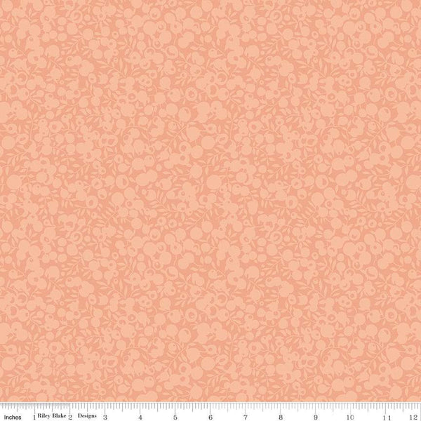 CLEARANCE The Wiltshire Shadow Collection 01666520A Peony Bush - Riley Blake - Tonal Leaves  - Liberty Fabrics - Quilting Cotton Fabric