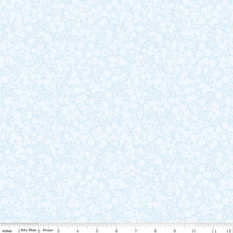 29" End of Bolt - SALE The Wiltshire Shadow Collection 01666540A Opal - Riley Blake - Tonal Leaves  Liberty Fabrics - Quilting Cotton Fabric