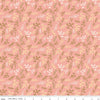 SALE Wild & Free Leaves C12933 Coral - Riley Blake Designs - Leaf - Quilting Cotton Fabric