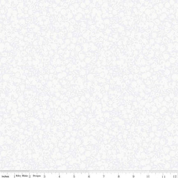 SALE The Wiltshire Shadow Collection 01666565A Moon - Riley Blake - Tonal Leaf Leaves Berries  - Liberty Fabrics - Quilting Cotton Fabric