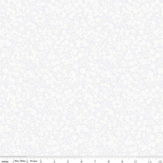SALE The Wiltshire Shadow Collection 01666565A Moon - Riley Blake - Tonal Leaf Leaves Berries  - Liberty Fabrics - Quilting Cotton Fabric