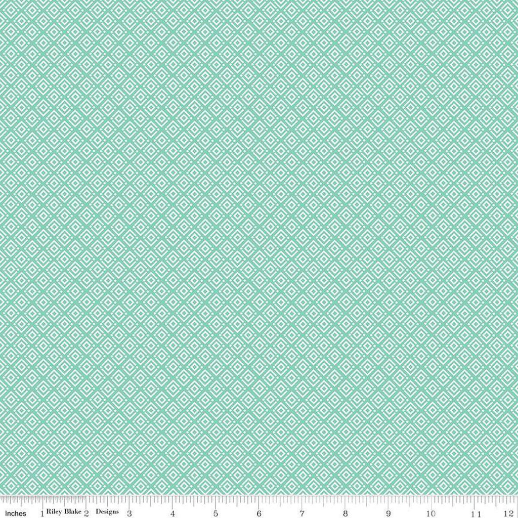 Hello Spring Geometric C12963 Seafoam - Riley Blake Designs