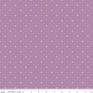 SALE Hello Spring Ditsy C12966 Lavender - Riley Blake Designs - Geometric Diamonds - Quilting Cotton Fabric