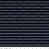 Barbie Girl Stripe C12994 Black - Official Licensed Product - Doll White Stripes Striped  - Quilting Cotton Fabric