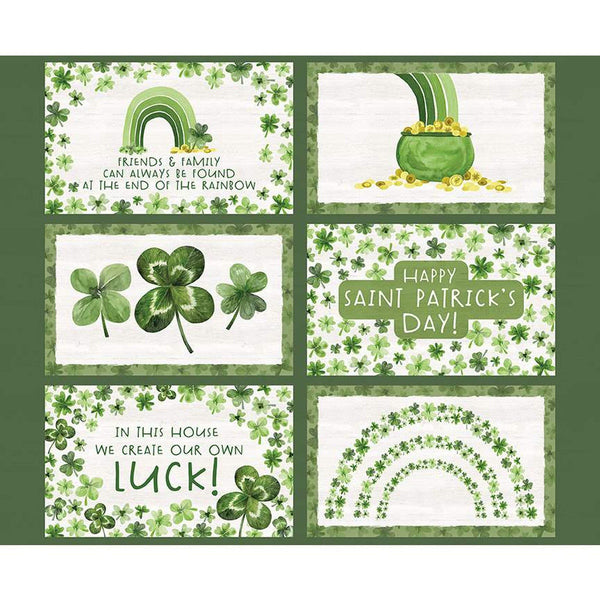 SALE Monthly Placemats March Placemat Panel PD12404 by Riley Blake Designs - DIGITALLY PRINTED St. Patrick's Day - Quilting Cotton Fabric