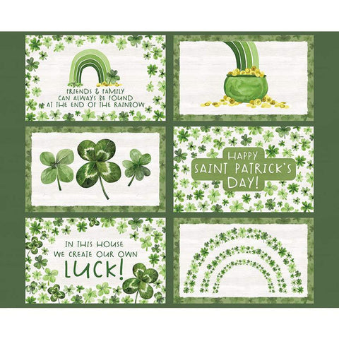 Monthly Placemats March Placemat Panel PD12404 by Riley Blake Designs - DIGITALLY PRINTED St. Patrick's Day - Quilting Cotton Fabric