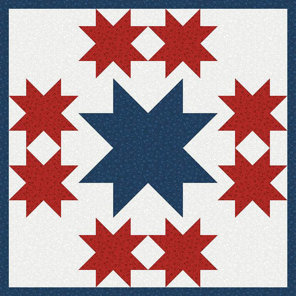 SALE Galaxy of Stars Quilt PATTERN Booklet P120 by Gerri Robinson - Riley Blake - INSTRUCTIONS Only - Piecing 6 Projects 5" Square Friendly