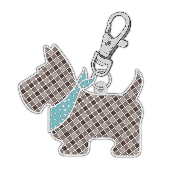 SALE Lori Holt Enamel Happy Charm ST-30023 Scottie Dog - Riley Blake Designs - Approximately 1 3/4" x 1 1/2"