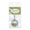 SALE Lori Holt Enamel Happy Charm ST-25519 Prairie Covered Wagon - Riley Blake Designs - Approximately 1 3/4" x 1 1/2"