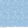 SALE Hoist the Sails Treasure C12982 Sky - Riley Blake Designs - Tone-on-Tone Treasure Chests Pirate Loot - Quilting Cotton Fabric