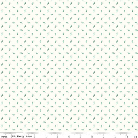 SALE Bee Backgrounds Shirting C9710 Alpine - Riley Blake Designs - Lines Squares Off White - Lori Holt - Quilting Cotton Fabric