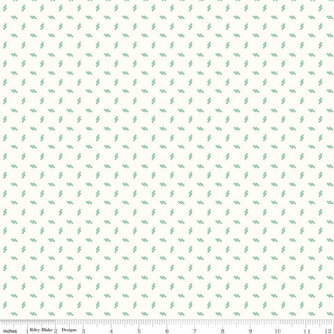 Bee Backgrounds Shirting C9710 Alpine - Riley Blake Designs - Lines Squares Off White - Lori Holt - Quilting Cotton Fabric