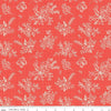 SALE Gingham Cottage Tonal C13011 Red - Riley Blake Designs - Floral Flowers Tone-on-Tone Background - Quilting Cotton Fabric