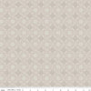CLEARANCE Gingham Cottage Medallion C13012 Gray - Riley Blake Designs - Cream Floral Flowers Geometric - Quilting Cotton Fabric