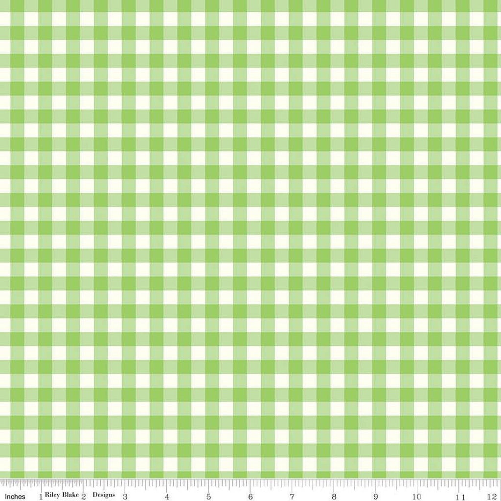 Gingham Cottage PRINTED Gingham C13014 Green - Riley Blake Designs - G –  Cute Little Fabric Shop