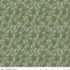 SALE Wild & Free Leaves C12933 Olive - Riley Blake Designs - Leaf - Quilting Cotton Fabric