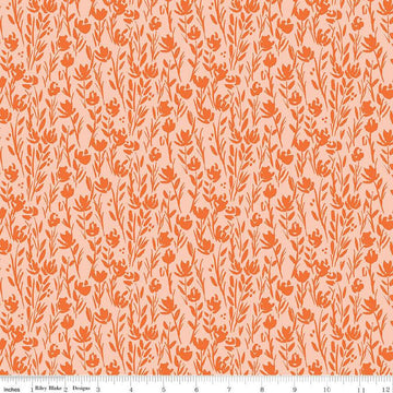 SALE Eden Tonal C12924 Marmalade - Riley Blake Designs - Floral Flowers - Quilting Cotton Fabric