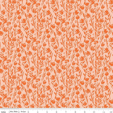 Eden Tonal C12924 Marmalade by Riley Blake Designs - Floral Flowers - Quilting Cotton Fabric