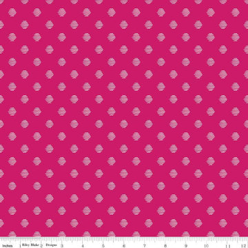 SALE Eden Hexagon C12925 Magenta - Riley Blake Designs - Hexagons Hexies - Quilting Cotton Fabric