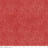 SALE Art Journal Inside Cover C13039 Red - Riley Blake Designs - Floral Flowers - Quilting Cotton Fabric