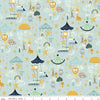 It's a Boy Mobiles C13251 Aqua - Riley Blake Designs - Animals Trains Stars Clouds Trees Baby - Quilting Cotton Fabric