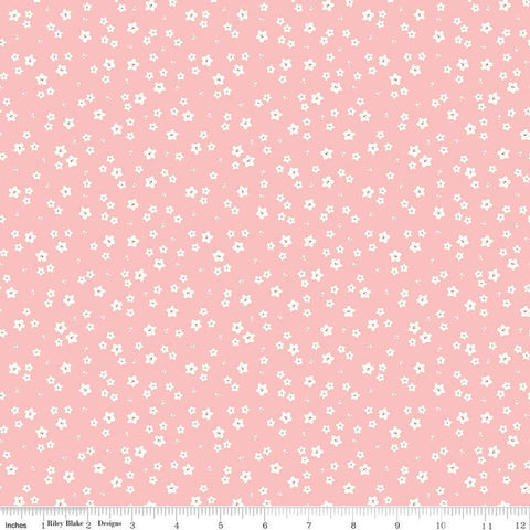 Sweet Acres Scattered Flowers C13217 Frosting by Riley Blake Designs - Floral Flower - Quilting Cotton Fabric