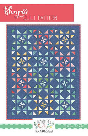 SALE Bluegrass Quilt PATTERN P138 - Beverly McCullough - Riley Blake Designs - INSTRUCTIONS Only - Pieced Fat Quarter Friendly
