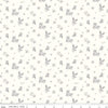 20" End of Bolt - Portsmouth Ditsy Blooms C12913 Cloud - Riley Blake Designs - Floral Leaves Patriotic - Quilting Cotton Fabric