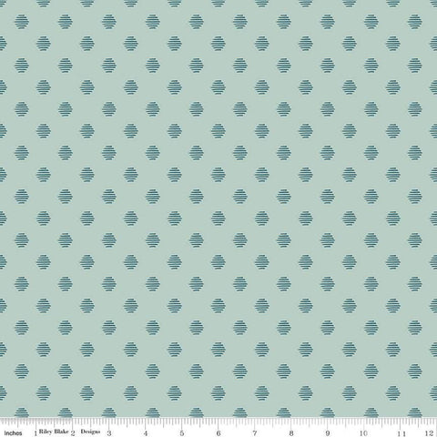 Eden Hexagon C12925 Mist by Riley Blake Designs - Hexagons Hexies - Quilting Cotton Fabric