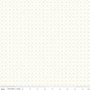 SALE Bee Backgrounds Stitched Circle C9940 Pewter - Riley Blake Designs - Dashed-Line Circles Pin Dots Off White - Quilting Cotton Fabric
