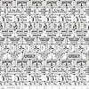 SALE Art Journal Ticket Rolls C13037 White - Riley Blake Designs - Rows of Tickets - Quilting Cotton Fabric