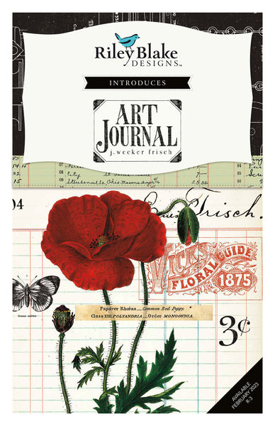 SALE Art Journal 2.5 Inch Rolie Polie Jelly Roll 40 pieces - Riley Blake Designs - Precut Pre cut Bundle - J. Wecker Frisch - Cotton Fabric