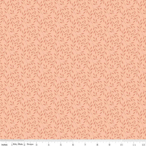 Ally's Garden Vines C13244 Blush by Riley Blake Designs - Leaf Leaves - Quilting Cotton Fabric