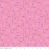 Down the Rabbit Hole Cards C12945 Pink - Riley Blake - Alice in Wonderland Hearts Diamonds Clubs Spades - Quilting Cotton Fabric