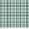 It's a Boy Plaid C13253 Hunter - Riley Blake Designs - Green Blue White - Quilting Cotton Fabric