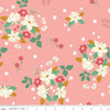 SALE Sweet Acres Main C13210 Apricot Blush - Riley Blake Designs - Floral Flowers - Quilting Cotton Fabric
