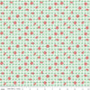 SALE Sweet Acres Floral Gingham C13213 Alpine - Riley Blake Designs - Check Checks Flowers Off-White - Quilting Cotton Fabric