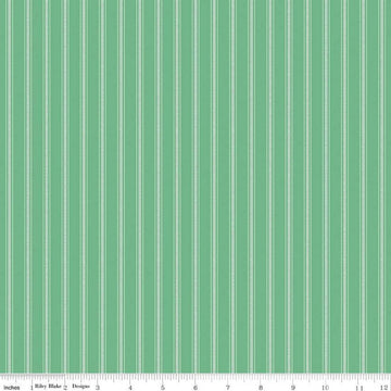 SALE Sweet Acres Ticking C13215 Alpine - Riley Blake Designs - Off-White Stripe Stripes Striped - Quilting Cotton Fabric