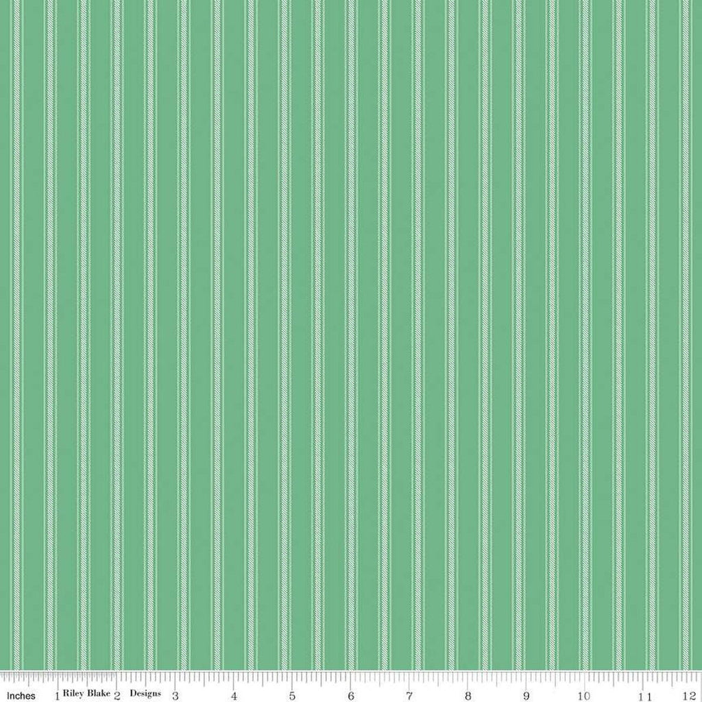 Sweet Acres Ticking C13215 Alpine by Riley Blake Designs - Off-White Stripe Stripes Striped - Quilting Cotton Fabric